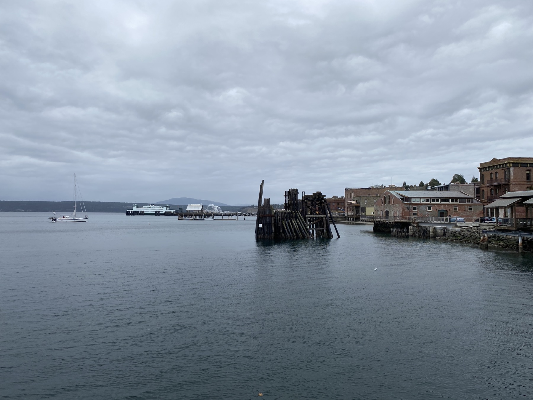 Port Townsend waterfront on the Olympic Peninsula